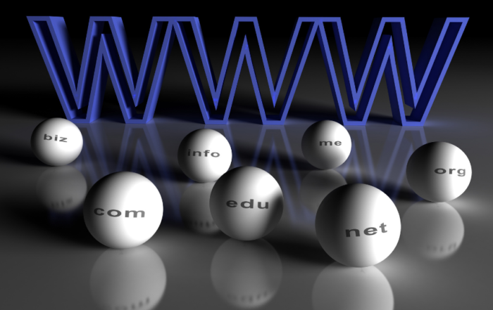 Mostrar los tipos de dominios web que existen actualmente